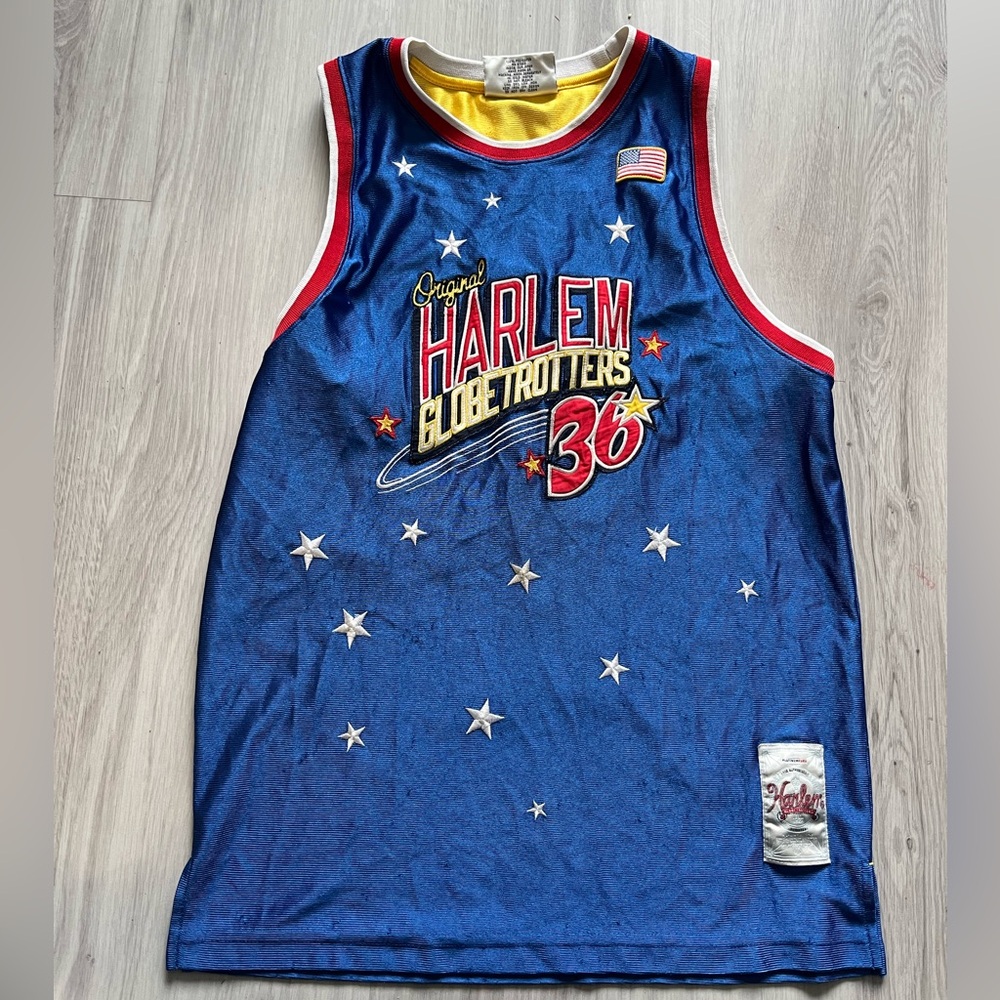 Platinum Fubu Harlem Globetrotters Meadowlark Basketball Jersey